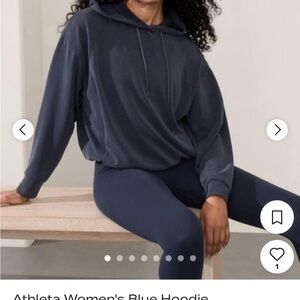 Athleta Sea Soft Bubble Hem Hoodie